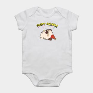 Party Animal Drunk Pug Baby Bodysuit